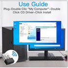 WIFI 6 -sovitin /  Mini USB Dongle 2.4GHz 802.11ax  #28954 - pikkukuva 2