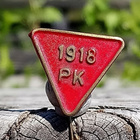 Punakaarti merkki 1918. Halkaisija - 20 mm. - pikkukuva 5