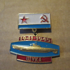 CCCP: kolme vintage II Maailmansota muistomitalia/pinssiä - pikkukuva 5