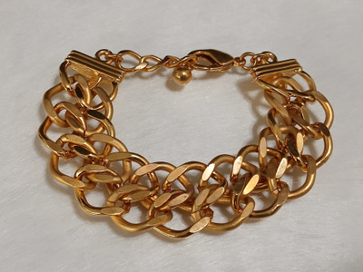 21k kullattu Kanadalainen rannekoru Gold plated