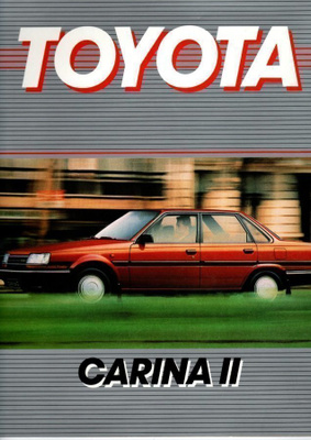 Toyota Carina -esite, 1986