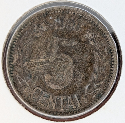 Liettua 5 Centai 1936