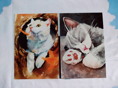 ~Kissa kortti~ 2kpl