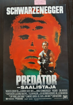 Elokuvajuliste Predator - saalistaja