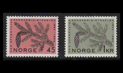 Norja 469-70 ** Metsähallinto 100v (1962)