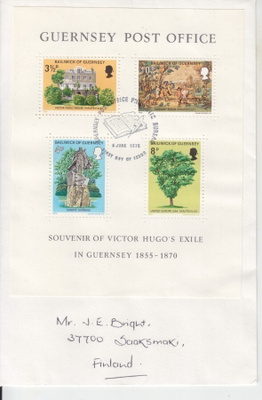 Guernsey 1975 FDC