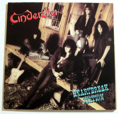 CINDERELLA Heartbreak Station CD 1990 UPEA KUNTO