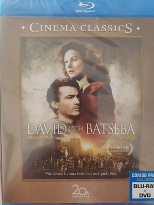 David and Batseba BLU-RAY Gregory Peck Susan Hayward UUSI 