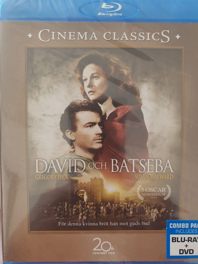 David and Batseba BLU-RAY Gregory Peck Susan Hayward UUSI 