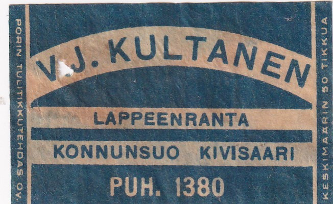 Lappeenranta, V. J. Kultanen  5/8