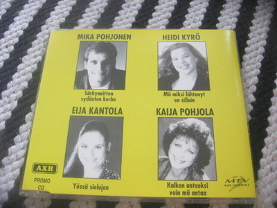 AXR Promo (cds, Heidi Kyrö, Eija Kantola...)