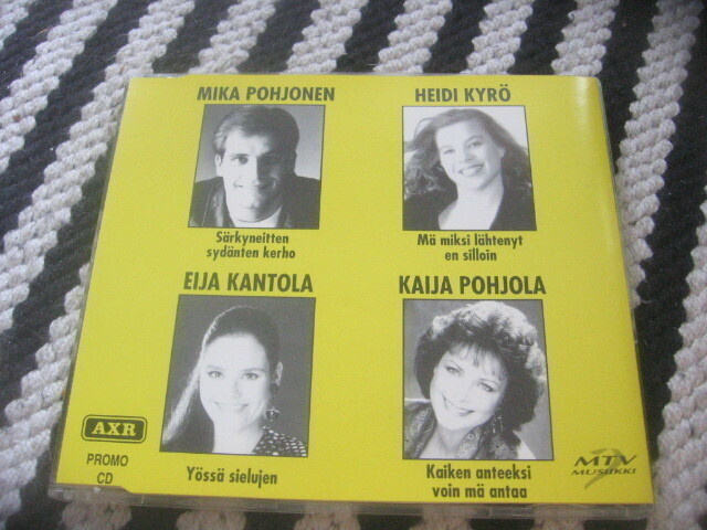 AXR Promo (cds, Heidi Kyrö, Eija Kantola...)