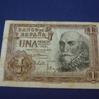 Banco de Espana  UNA PESETA - SETELI 1953 - pikkukuva 1