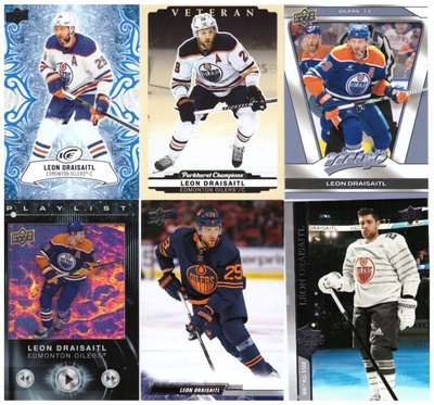6 x LEON DRAINSAITL Oilers, sis. 1 x Erikoiskortti
