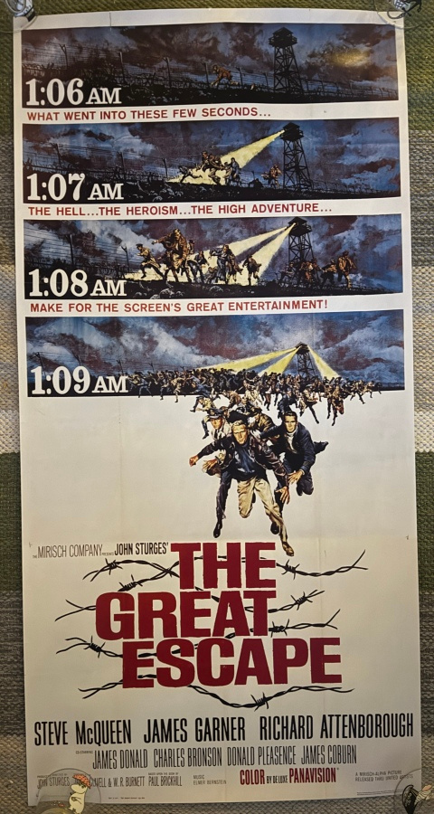 ELOKUVAJULISTE THE GREAT ESCAPE Steve McQueen