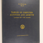 Tables of computed altitude and azimuth : latitudes 30deg... - pikkukuva 1