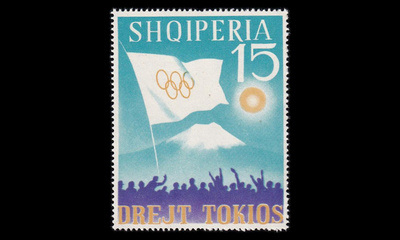 Albania 827 ** Kesäolympialaiset Tokio (1964)