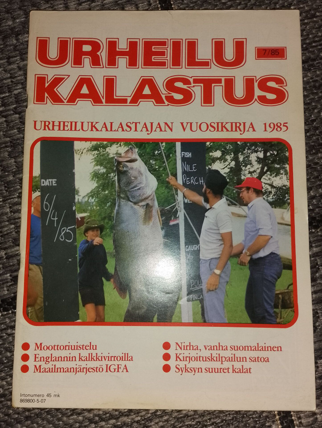 Urheilukalastus 7/1985
