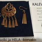 2 KORUA, Pronssinen KUUTAR -riipus ja HELA-korvakorut - pikkukuva 2