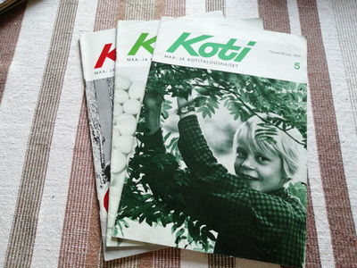 Koti maa- ja kotitalousnaiset 3kpl. v.-70