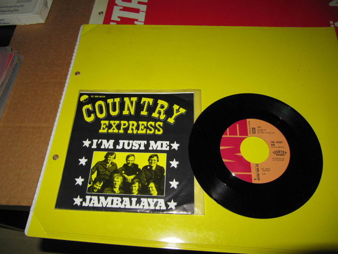 Country Express 7" i`m just me/Jambalaya,Ps v.1977 EX/EX