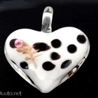 1017 .. Murano Upea Lampwork Taidelasi .. Kaulakoru - pikkukuva 1