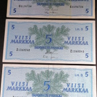 Suomi 5 Markan Seteleitä 1963 3 kpl - pikkukuva 4