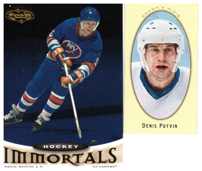 2 x Legenda DENIS POTVIN New York Islanders