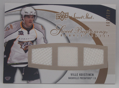 2007-08 Sweet shot beginnings Jersey Ville Koistinen /599