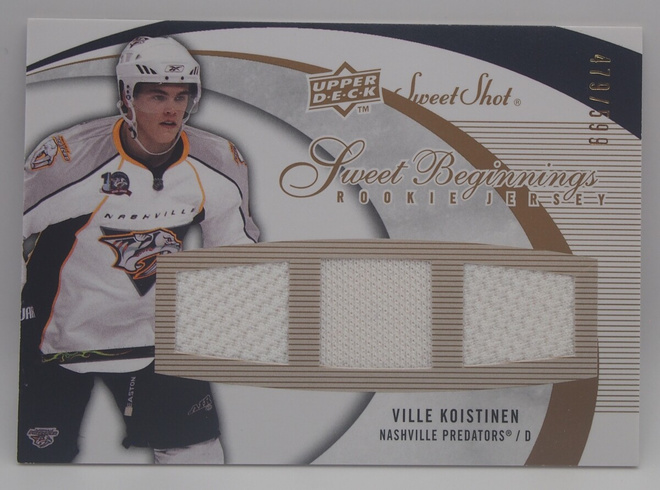 2007-08 Sweet shot beginnings Jersey Ville Koistinen /599