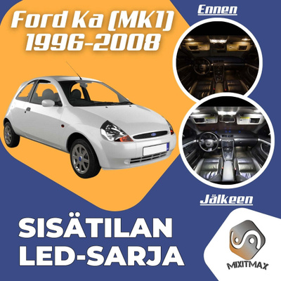 Ford Ka (MK1) Sisätilan LED-sarja 4-osainen