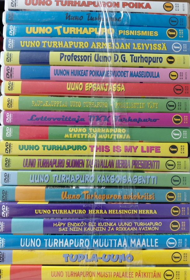 UUNO TURHAPURO KOKOELMA (19 ELOKUVAA) DVD