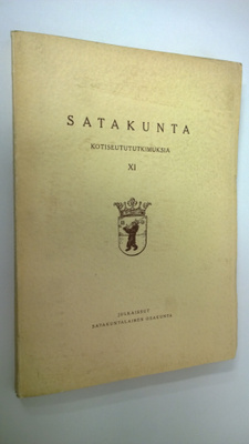 Satakunta kotiseutututkimuksia 11