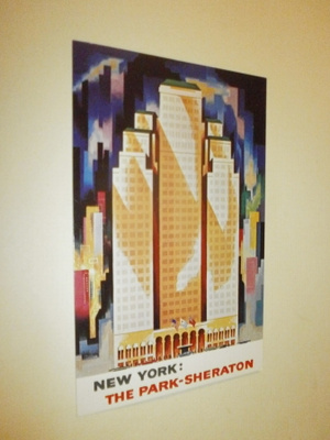New York, The Park-Sheraton -hotelli, vanh. väripk, ei p.