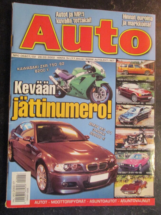AUTO AUTOLEHTI NRO 06&07 / 02 2002 JÄTTINUMERO