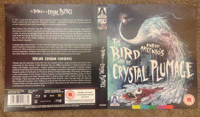 THE BIRD WITH A CRYSTAL PLUMAGE (BD) D. Argento ARROW VIDEO