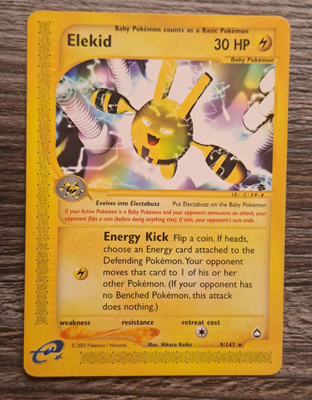 Elekid aquapolis rare!