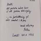 Peter Curman : Fönstren : dikter (signeerattu, tekijän om... - pikkukuva 2