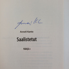 Anneli Kanto : Saalistetut (signeerattu) - pikkukuva 3