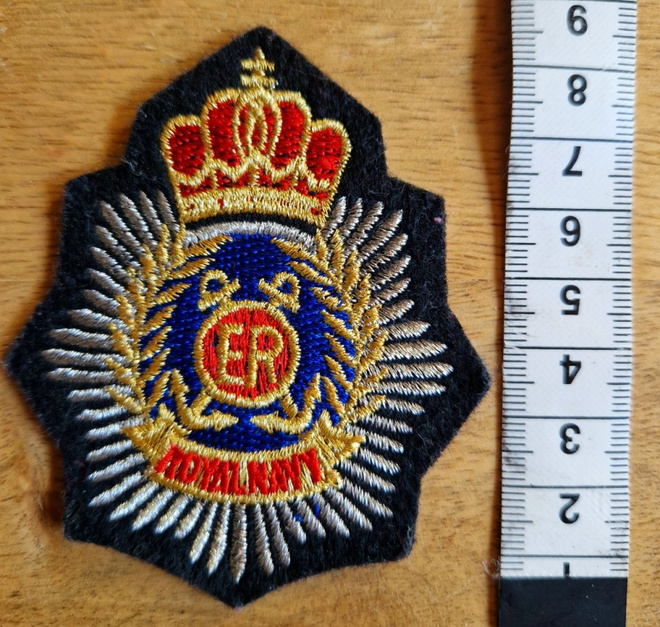 Vintage kangasmerkki Royal Navy