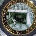 Paavo Nurmi  - 1920- 1924 - 1928. Kullanvärinen mitali kapse - pikkukuva 3