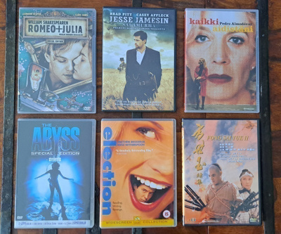 6 ilahduttavaa DVD elokuvaa