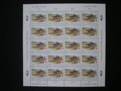 Postimerkkiarkki Punainen Risti 1994 - Lape 1240 **