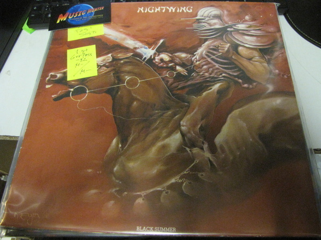 NIGHTWING - BLACK SUMMER LP 1. SAKSA PAINOS '82 M-/M-