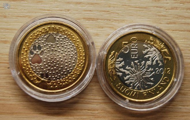 Suomi 5 euro 2012 Eläimistö - Naali