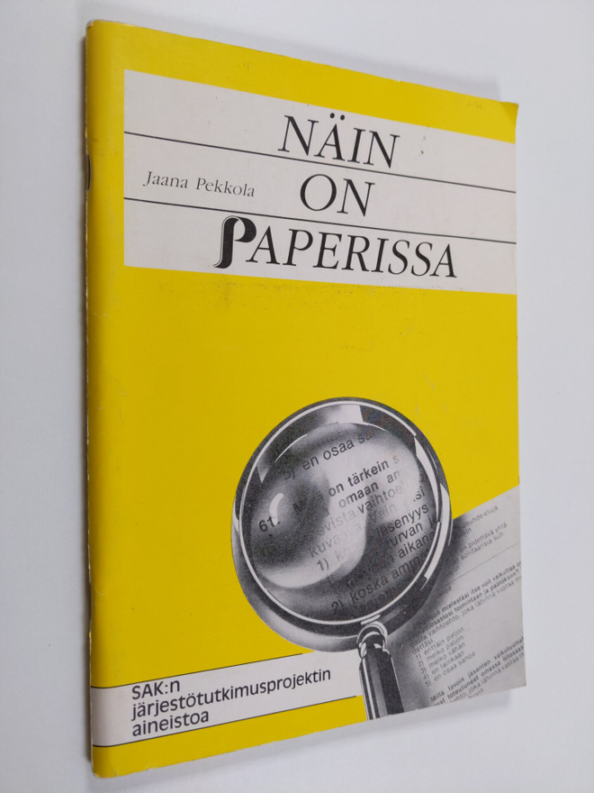 Jaana Pekkola : Näin on Paperissa