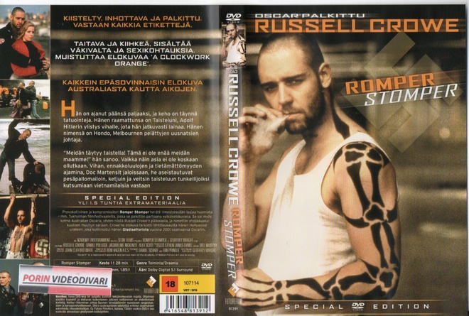 ROMPER STOMPER	(19 741)	-FI-	DVD		russell crowe	k-18,