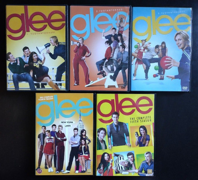 Glee 1-5 tuotantokaudet (DVD)