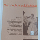 Matti Kuusi : Maria Luukan laulut ja loitsut - tutkimus l... - pikkukuva 2