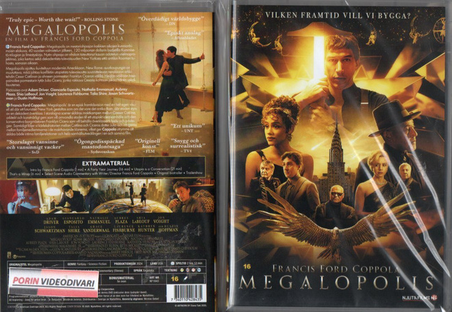 megalopolis	(51 116)	UUSI	-FI-	DVD	(sv -sf)			2024	Coppola